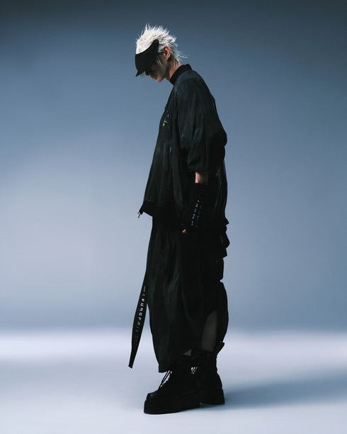 JULIUS 907BLM1 Black / Europa Glide Bomber Jacket