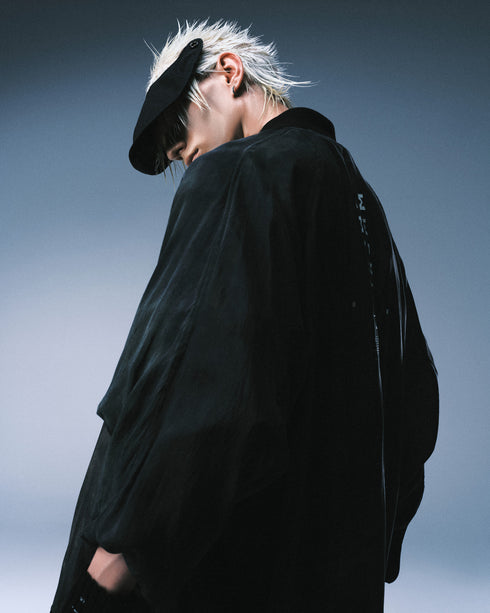 JULIUS 907BLM1 Black / Europa Glide Bomber Jacket