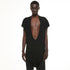 JULIUS 937CUM24 Black / Slit Neck Top