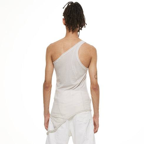 JULIUS 937CUM23 Plaster / One Shoulder Tank Top