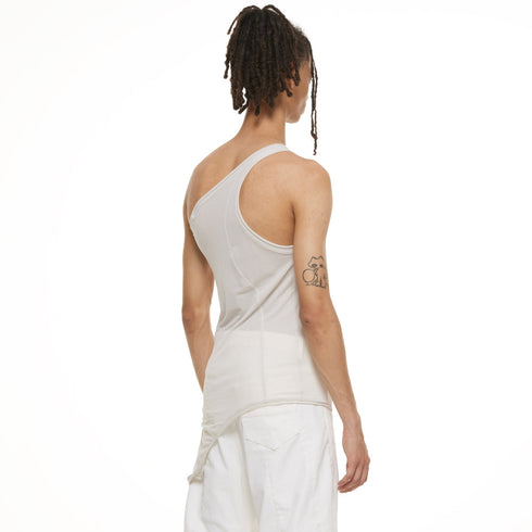 JULIUS 937CUM23 Plaster / One Shoulder Tank Top