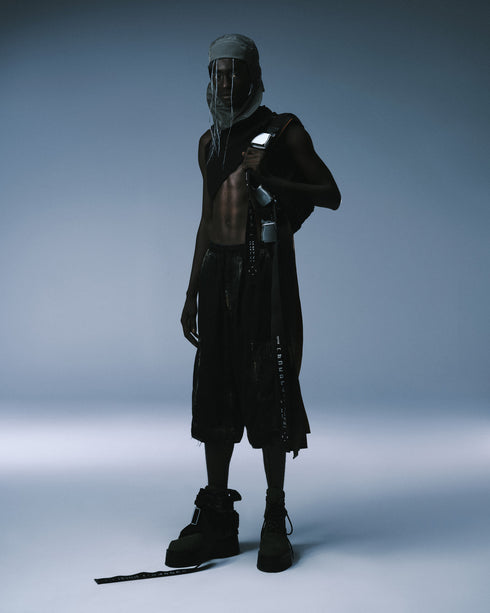 JULIUS 907PAM7-R Oxide / Rust Manifold Short Pants