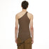 JULIUS 937CUM23 Brown / One Shoulder Tank Top