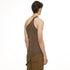 JULIUS 937CUM23 Brown / One Shoulder Tank Top
