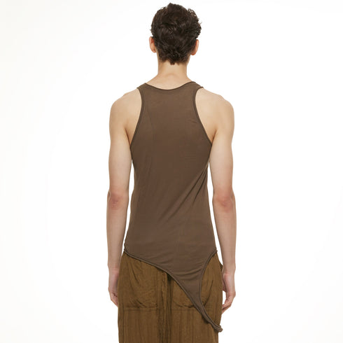 JULIUS 937CUM31 Brown / Strap Tank Top