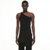 JULIUS 937CUM23 Black / One Shoulder Tank Top
