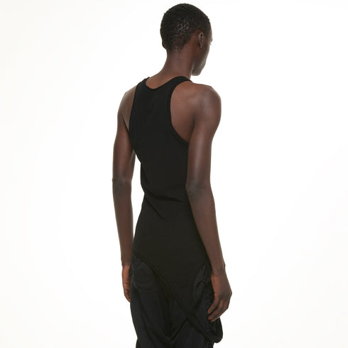 JULIUS 937CUM31 Black / Strap Tank Top