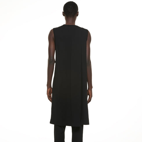 JULIUS 937CUM15 Black / Tuck Flare Vest