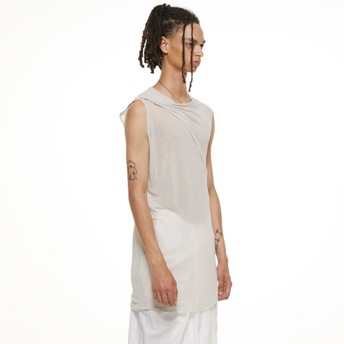 JULIUS 937CUM11 Plaster / Twist Neck Top