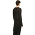 JULIUS 937CUM9 Black / Drop Neck Drape Top