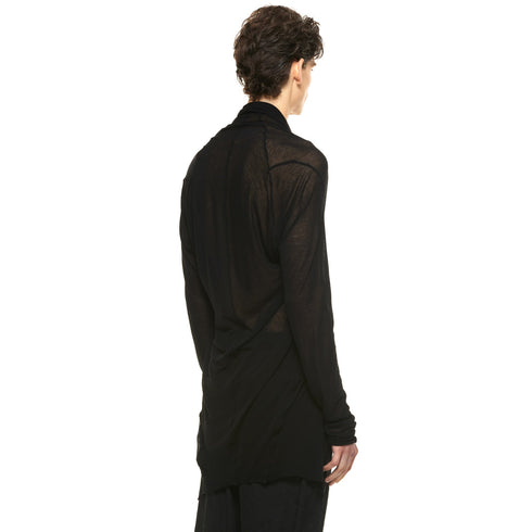 JULIUS 937CUM8 Black / Drape Cardigan