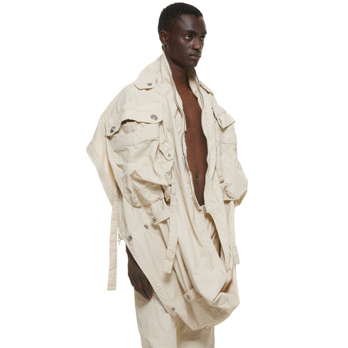 JULIUS 937SKU2 Sand Beige / Gas Mask Skirt