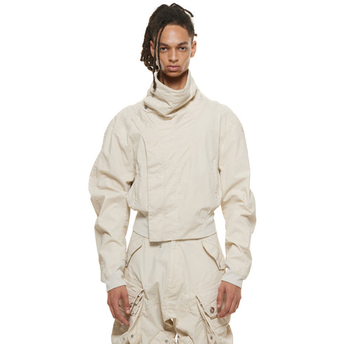 JULIUS 937BLM5 Sand Beige / Volcano Bomber Jacket