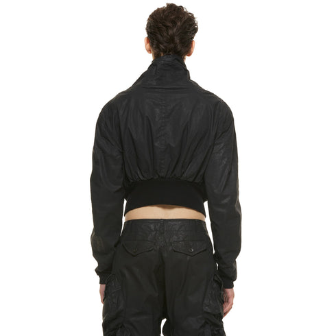 JULIUS 937BLM5 Black / Volcano Bomber Jacket