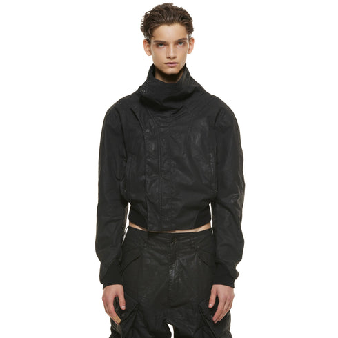 JULIUS 937BLM5 Black / Volcano Bomber Jacket