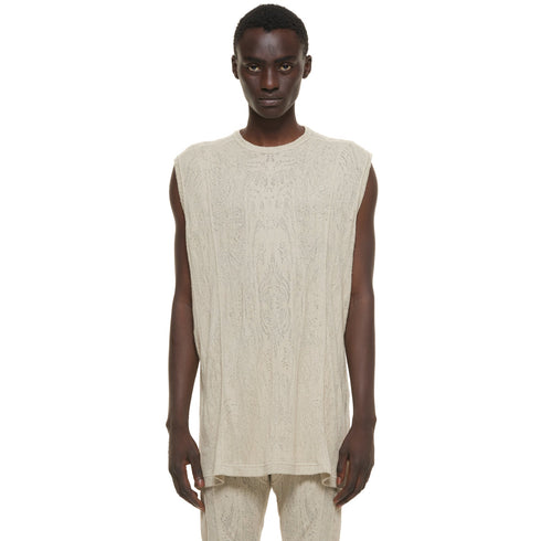 JULIUS 937CUM7 Sand / Sleeve Less Top