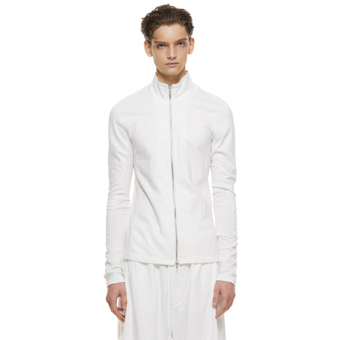 JULIUS 937CUM2 Off White / Seamed Skinny Jacket
