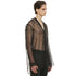 JULIUS 937SHM8 Black / Slit Neck Shirt