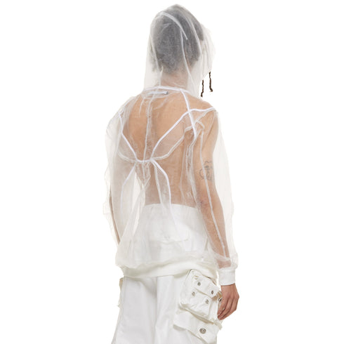 JULIUS 937BLM8 Off White / Prism Hoodie