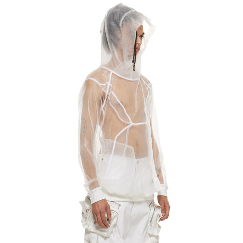 JULIUS 937BLM8 Off White / Prism Hoodie