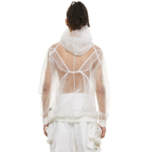 JULIUS 937BLM8 Off White / Prism Hoodie