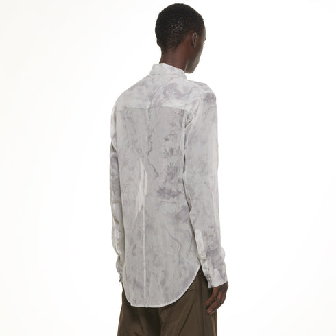 JULIUS 937SHM11 Off White / Stand Collar Shirt
