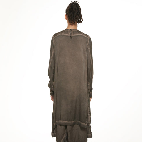 JULIUS 937SHM4 Clay / Boat Neck Shirt