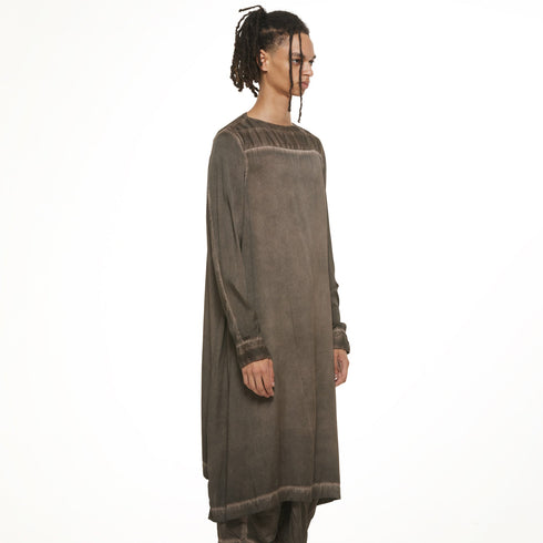 JULIUS 937SHM4 Clay / Boat Neck Shirt