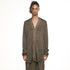 JULIUS 937SHM3 Clay / Slit Neck Shirt