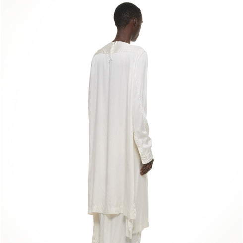 JULIUS 937SHM4 Off White / Boat Neck Shirt