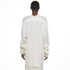 JULIUS 937SHM3 Off White / Slit Neck Shirt