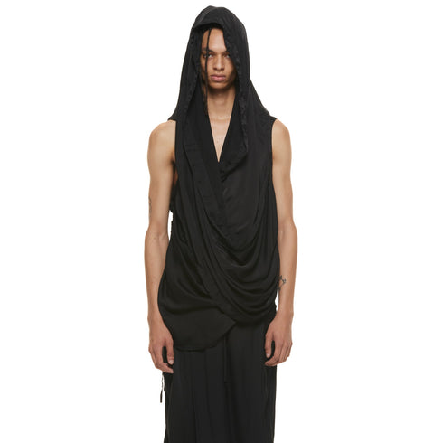 JULIUS 937SHM5 Black / Prayer Shirt