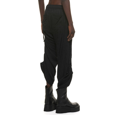 JULIUS 937PAM26 Black / Flare Wide Pants