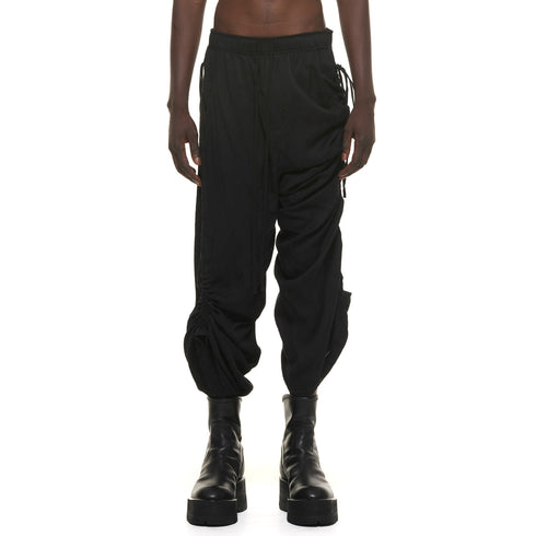 JULIUS 937PAM26 Black / Flare Wide Pants