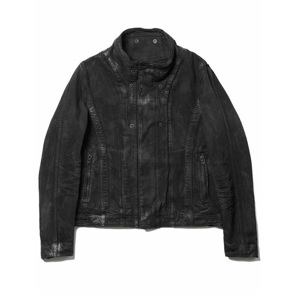 JULIUS 077BLM2 Charcoal / Urban Seamed Jacket