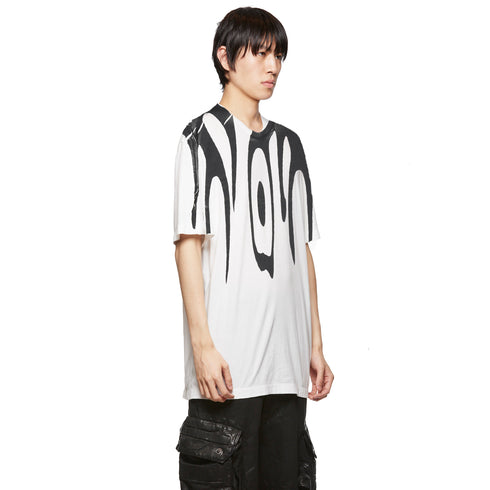 JULIUS 077CPM1 White / Graphic T-Shirt