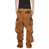 JULIUS 077PAM1 Orange / Gasmask Cargo Pants