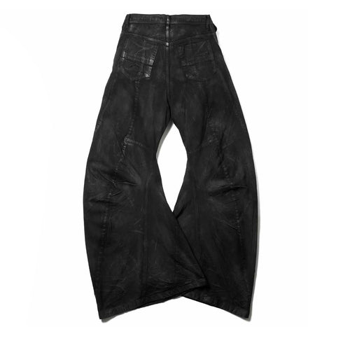 JULIUS 077PAM6 Charcoal / Bending Flare Pants