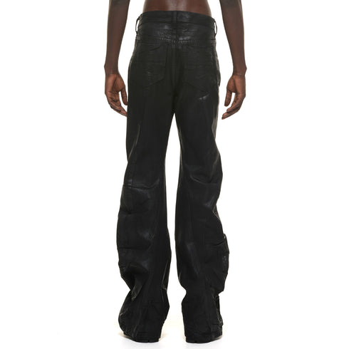 JULIUS 937PAM2-C Black / Bending Flare Pants