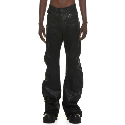 JULIUS 937PAM2-C Black / Bending Flare Pants