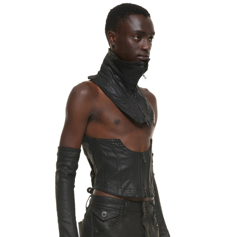 JULIUS 937ACU3 Black / Seamed Corset