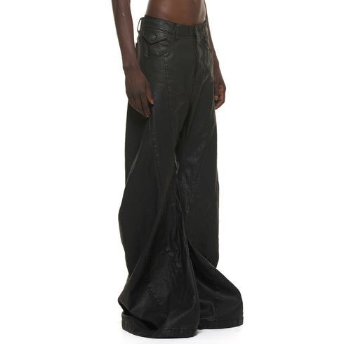 JULIUS 937PAM6 Black / Bending Tuba Pants