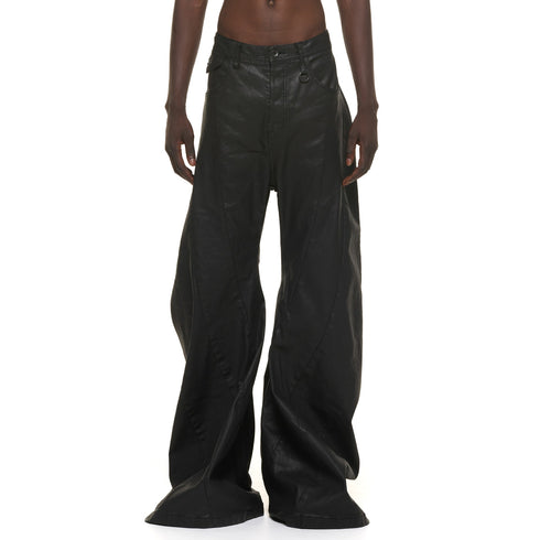 JULIUS 937PAM6 Black / Bending Tuba Pants