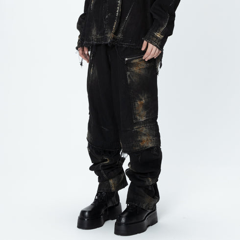 JULIUS 907PAM5-R Oxide / Rust Graft Pants