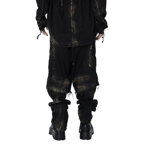 JULIUS 907PAM5-R Oxide / Rust Graft Pants