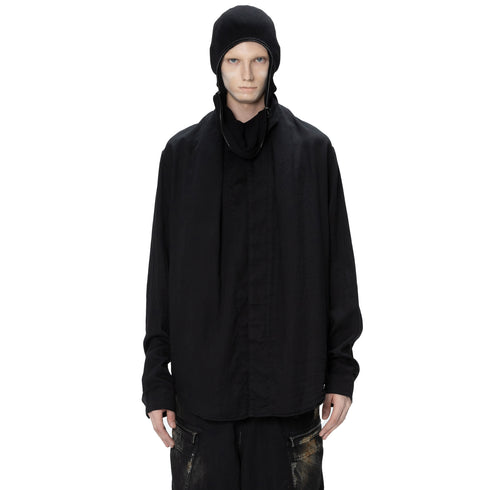 JULIUS 907SHM4 Black / Umbra Tucked-Shirt