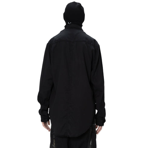 JULIUS 907SHM4 Black / Umbra Tucked-Shirt