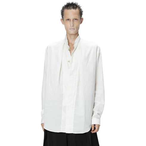 JULIUS 907SHM4 Plaster / Umbra Tucked-Shirt