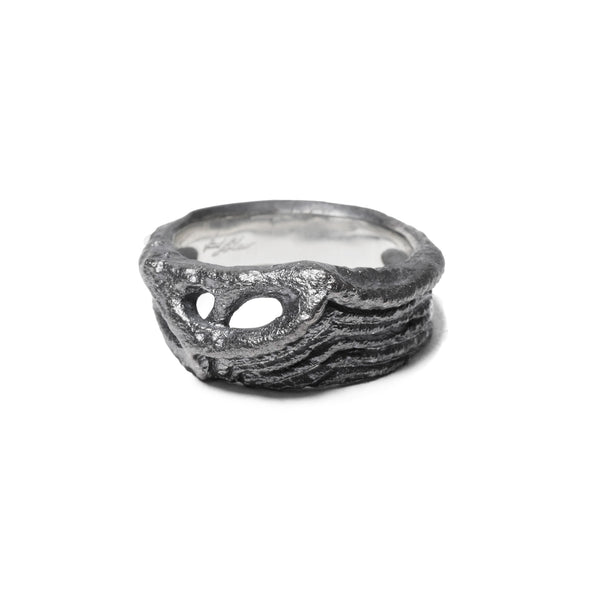 JULIUS 077ACU6 Silver / Dualflow Anima Ring Ver.1