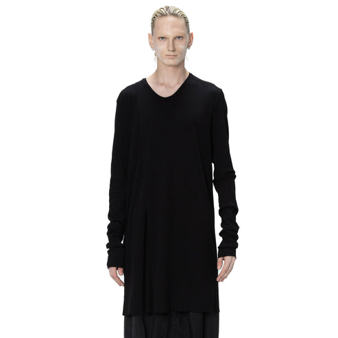 JULIUS 907CUM5 Black / Deploy Long-Sleeve Top